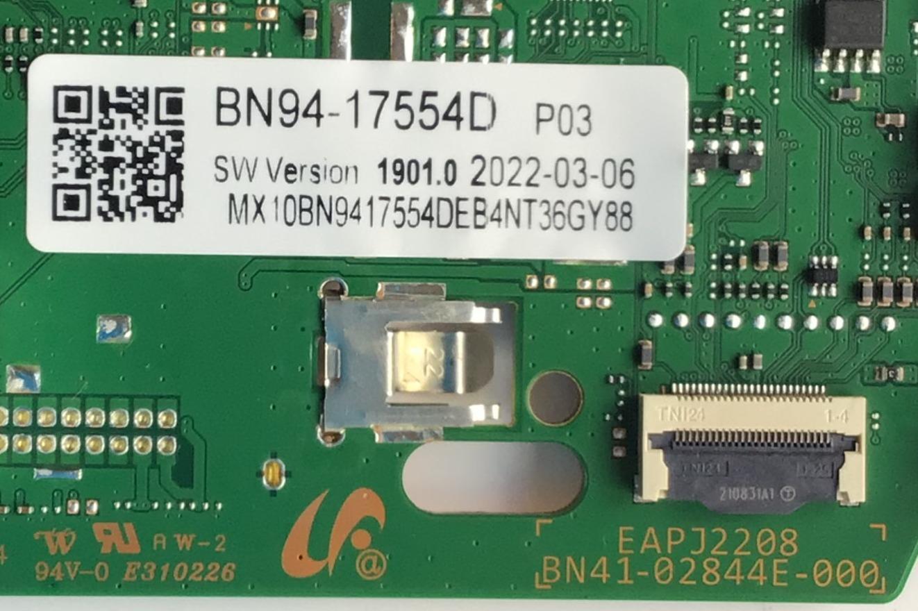 MAIN PARA TV SAMSUNG / NUMERO DE PARTE BN94-17554D / BN41-02844E-000 / BN97-19608D / BN9407554D / PANEL CY-SA055HGLV4H / MODELO UN55AU8000FXZA FF18	 - Imagen 2